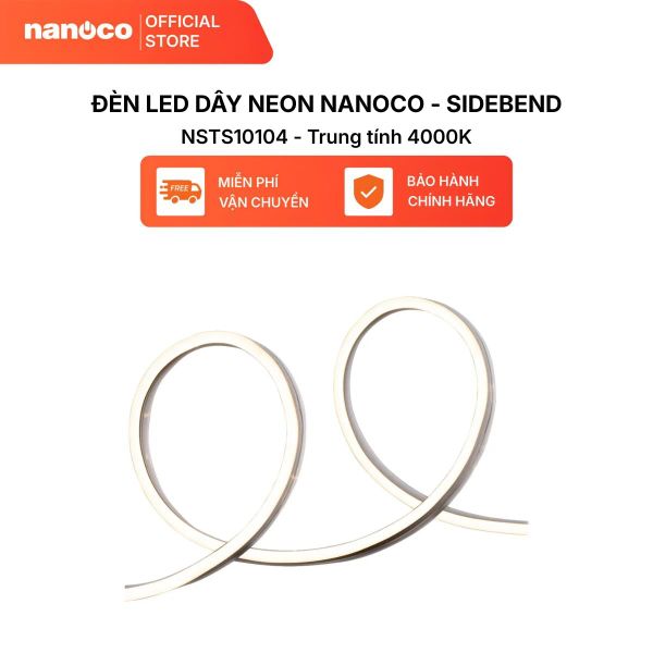 Đèn LED dây Neon Nanoco 1010 Side Bend 7W/m DC24V IP65 120 LED/m CRI Ra90 - LED Neon trang trí NSTS1010*