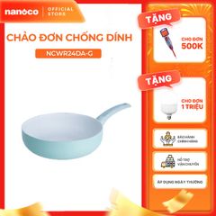 Chảo đơn chống dính lòng sâu Nanoco model NCWR24DA-G/ 26DA-G đường kính 24 và 26cm