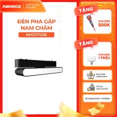 Đèn pha gập nam châm màu đen Nanoco công suất 6W/12W, ánh sáng 3000K/4000K
