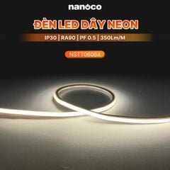Đèn LED Dây Neon Top Bend Nanoco 5W/m DC24V IP65 CRI Ra90 240 LED/m NSTT0606*