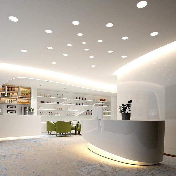 Đèn LED SLIM downlight Hera Nanoco φ90 7W đổi màu model: NSD07CG90/ NSD07CS90/ NSD07CW90 - viền vàng, trắng, bạc