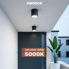 Đèn LED Downlight trụ Nanoco sử dụng led SMD công suất 10W/15W ánh sáng 3000K/4000K /5000K model NSDL1**B/W