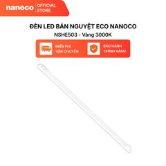 Đèn LED Bán Nguyệt Nanoco 50W ECO Series 1m2 Chiếu sáng hành lang, nhà xe, nhà kho
