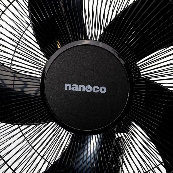 Quạt Lửng Bán Công Nghiệp Nanoco 50W Bạc Đạn 5 Cánh Màu Đen NLF1627K