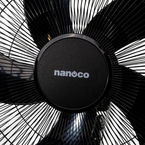 Quạt Lửng Bán Công Nghiệp Nanoco 50W Bạc Đạn 5 Cánh Màu Đen NLF1627K