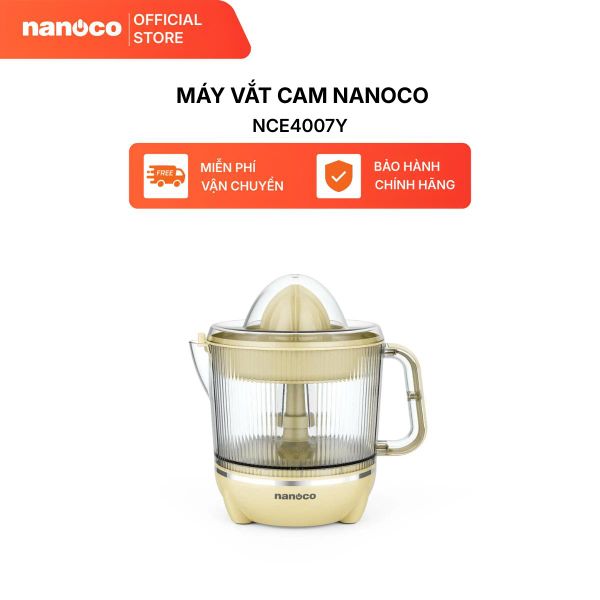 Máy Vắt Cam Điện Nanoco 0.7L -1L 40W Tự Động Đảo Chiều Có Bộ Lọc Điều Chỉnh