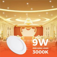 Đèn LED Slim panel MIRA  φ110 9W Nanoco ( 4 loại ánh sáng, model NPM09x)