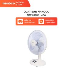 Quạt bàn Nanoco model NTF1630 ( 3 chế độ gió, 3 màu, công suất 47W )