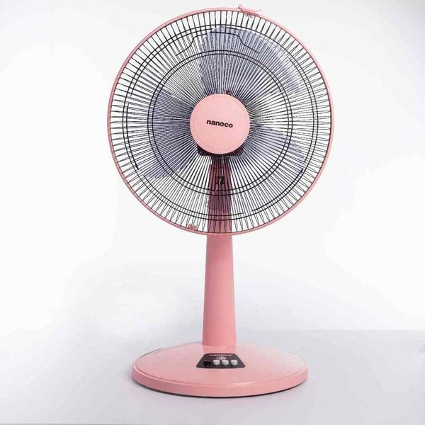 Quạt lửng Nanoco bạc đạn công suất 47W model NLF1625 3 cấp độ gió (màu xanh/hồng/ghi)