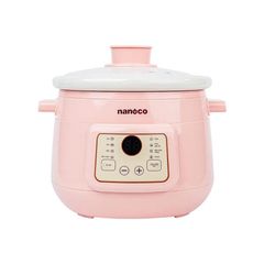 Nồi nấu chậm Nanoco dung tích 2L tiện lợi, công suất 175W
