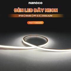 Đèn LED Dây Neon Top Bend Nanoco 5W/m DC24V IP65 CRI Ra90 240 LED/m NSTT0606*