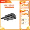 Máy hút mùi âm tủ 70 cm bạc đạn Nanoco model NRH701B (2 tấm lọc nhôm 3 lớp)