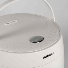 Nồi cơm điện 1.2L Nanoco model NRC1206W màu trắng, nút cơ, công suất 500W