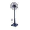 Quạt đứng có remote bạc đạn công suất 50W Nanoco model NSF1641RC màu Ghi/Xám nhạt/Xanh Navy