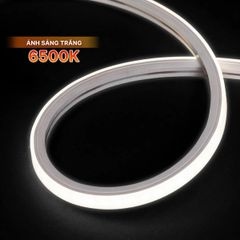 Đèn LED Dây Nanoco Neon Top Bend 9W/m DC24V IP65 CRI Ra90 126 LED/m Ánh Sáng Liền Mạch
