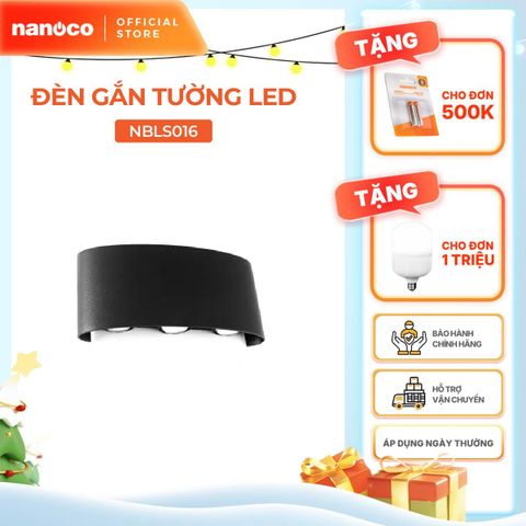 Đèn gắn tường LED IP65 Nanoco Stella Series - ánh sáng 3000K, công suất 2W/4W/6W/8W/2X5W model NBLS*