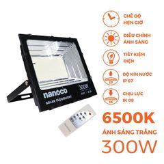 Đèn Pha LED Solar Nanoco Tiết Kiệm Năng Lượng