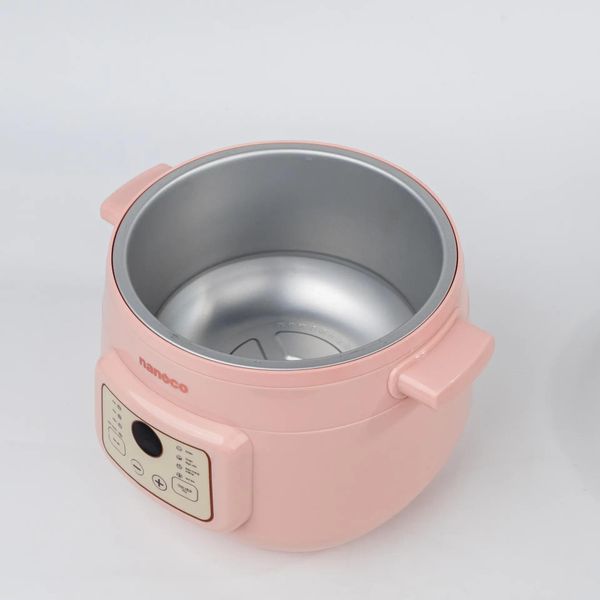 Nồi nấu chậm Nanoco dung tích 2L tiện lợi, công suất 175W