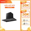 Máy hút mùi T-Shape 70 cm động cơ BLDC 100% dây đồng Nanoco model NRH702B (tấm lọc kim loại 2 vách ngăn)
