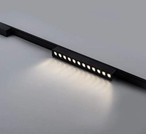 Đèn LED Thanh Ray Nam Châm 48V Chiếu Điểm Vuông 12W Ra90 Nanoco