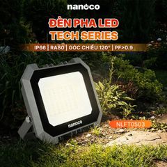 Đèn pha LED Nanoco - Tech Series 50W chống nước IP66 quang thông 6000lm