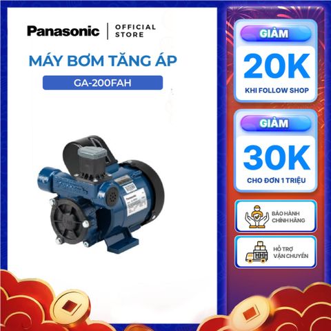 Máy bơm tăng áp điện tử nước nóng GA-200FAH ( công suất 200W) -GIÁ CHƯA GỒM PHÍ LẮP ĐẶT