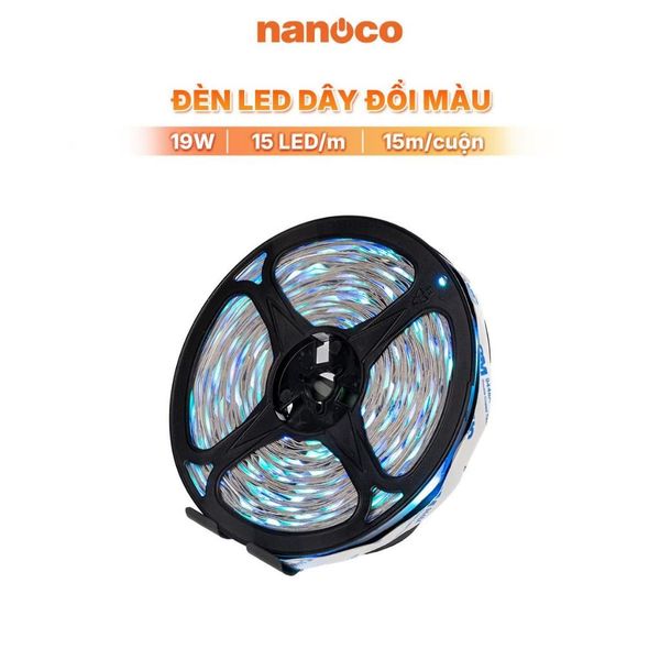 Đèn LED dây đổi màu RGB DC24V Nanoco model NSTID0324C/ NSTID1524C