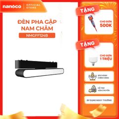 Đèn pha gập nam châm màu đen Nanoco công suất 6W/12W, ánh sáng 3000K/4000K