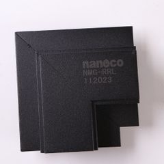 Khớp nối thanh ray đèn nam châm lắp nổi màu đen Nanoco model NMG-SRx