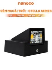 Đèn tường LED IP65 3000K màu đen Nanoco model NBLS015/ NBLS016/ NBLS031
