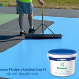 Lớp đệm cao su giảm chấn cho sân tennis Tereaco Flexipave Cushion Coat FC