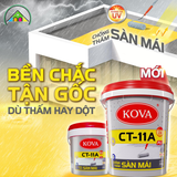Sơn chống thấm sàn mái gốc PU - KOVA CT-11A PU Sàn Mái