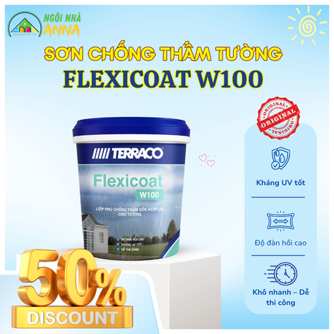 Sơn chống thấm đa năng Teraco Flexicoat W100
