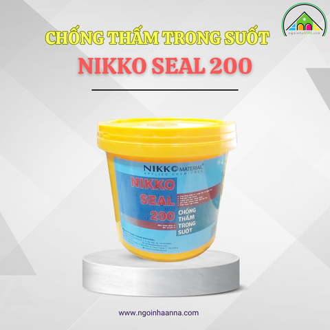 Keo chống thấm trong suốt Nikko Seal 200