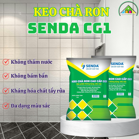 Keo Chà Ron SENDA – Siêu Mịn, Bền Màu, Chống Thấm Tốt