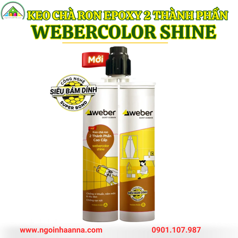 Keo Chà Ron Epoxy 2 Thành Phần Webercolor Shine