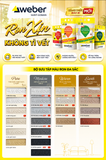 Keo chà ron cao cấp Webercolor Classic