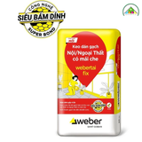 Keo dán gạch nội/ ngoại thất có mái che WeberTai Fix