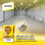 Keo dán gạch khổ siêu lớn Webertai Flex