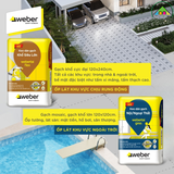 Keo dán gạch khổ lớn và hồ bơi Webertai Gres