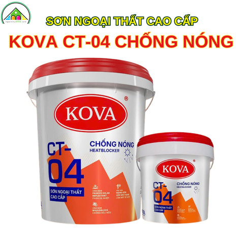 Sơn ngoại thất KOVA CT-04 Chống nóng