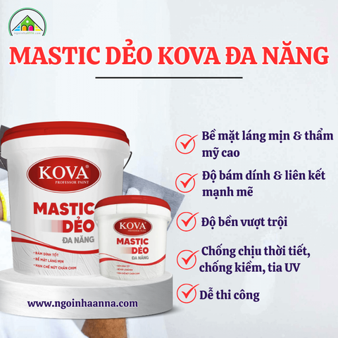 Mastic dẻo KOVA đa năng