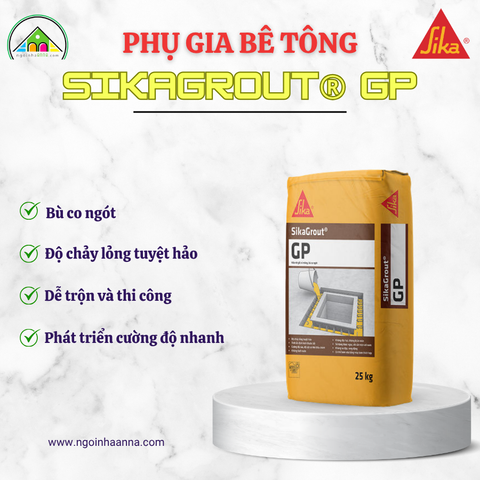 Vữa rót gốc xi măng SikaGrout® GP