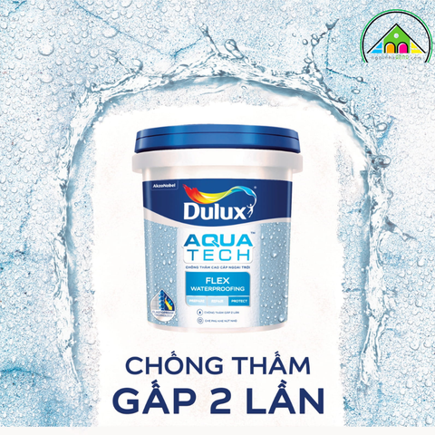 Sơn chống thấm Dulux Aquatechflexx Waterproofing W759 xám đậm