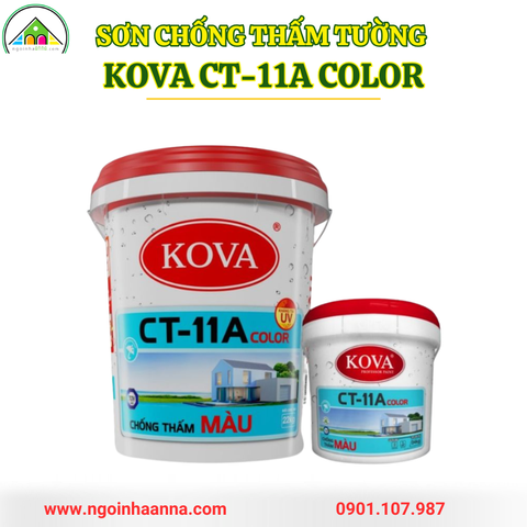 Sơn chống thấm màu trắng cao cấp Kova CT-11A