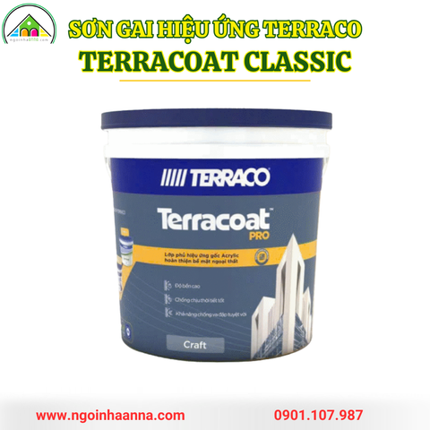 Sơn hiệu ứng vân gai Terracoat Classic