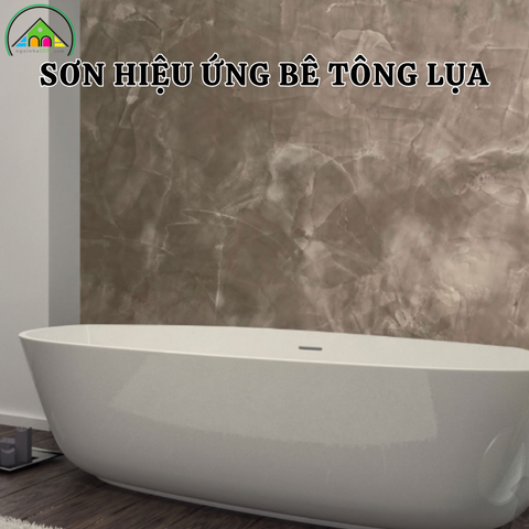 Sơn hiệu ứng bê tông lụa Pukaco màu MUSTADR-PK4