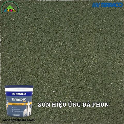 Sơn gai hiệu ứng vân đá phun Terracoat Pro