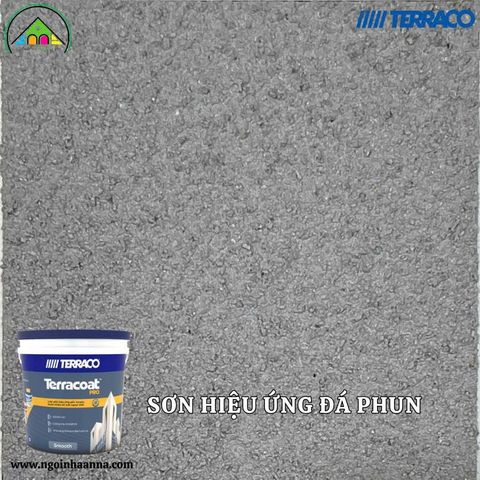 Sơn gai hiệu ứng vân đá phun Terracoat Pro