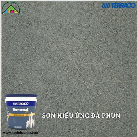 Sơn gai hiệu ứng vân đá phun Terracoat Pro